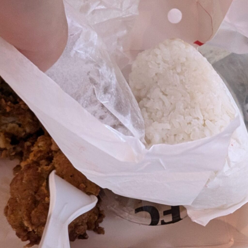 フィリピン　ケンタッキー　ライス