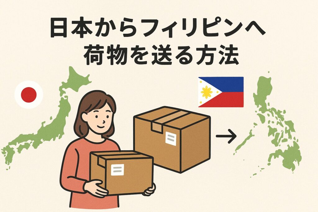 日本からフィリピンへ荷物を送る方法
