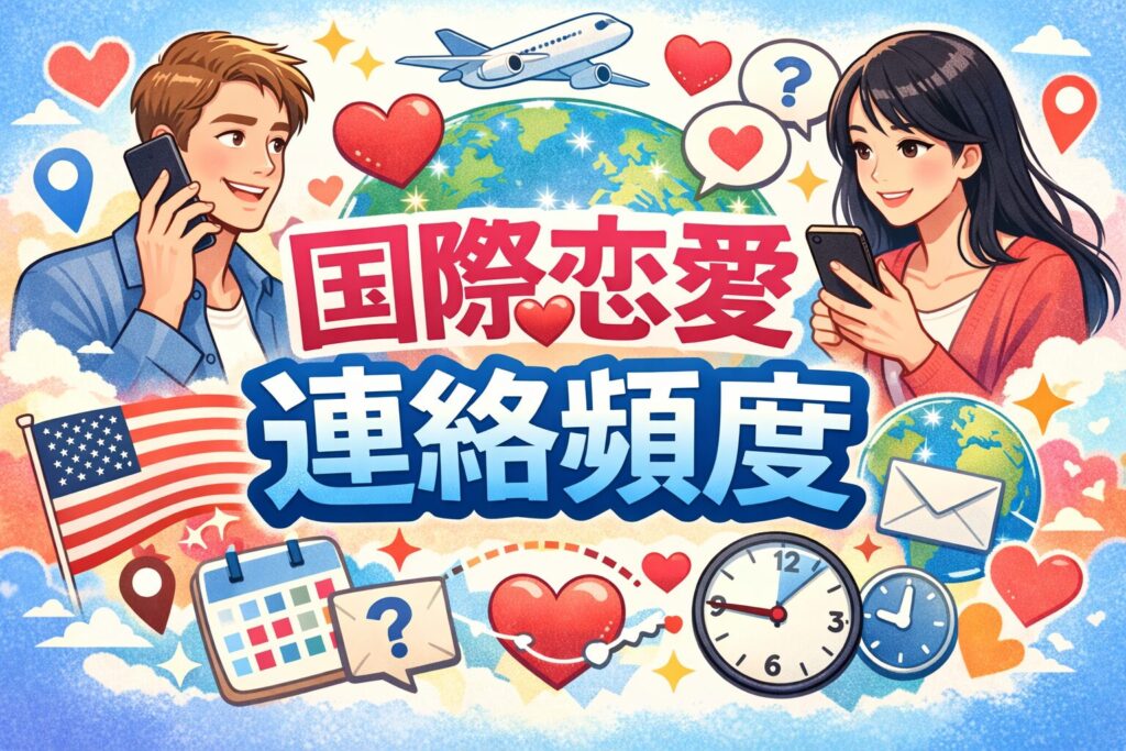 国際恋愛　連絡頻度